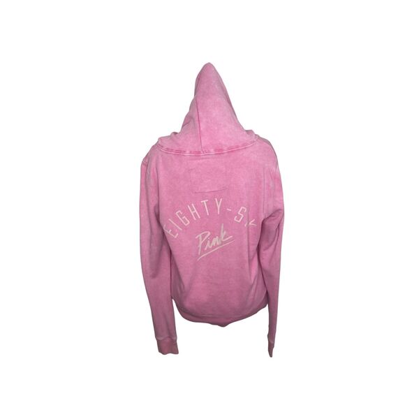 Victoria's Secret PINK Textured Light Pink Hoodie. Size Medium. - Picture 3 of 7